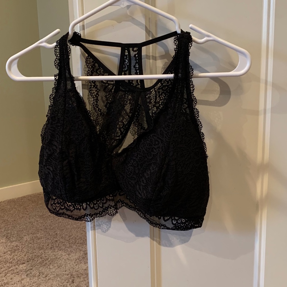Like New Maurices Black Lace Bralette